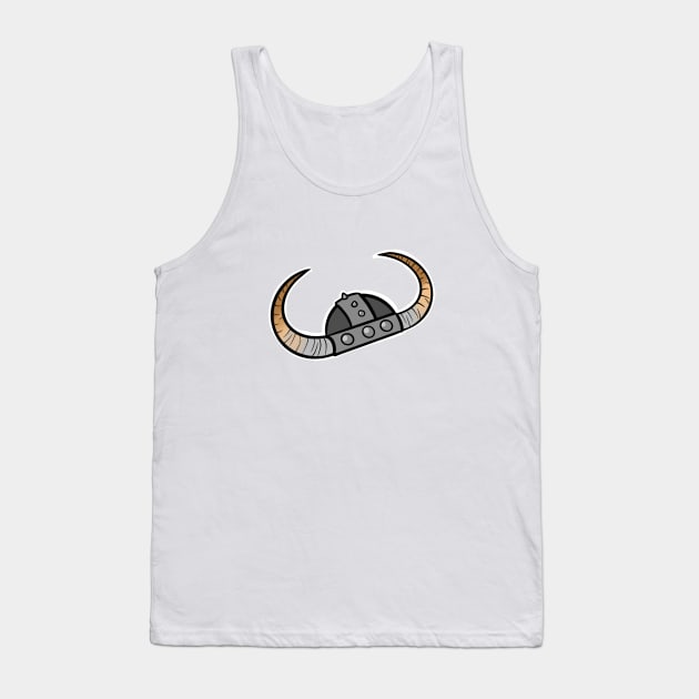 Viking helmet Tank Top by dragonlord19